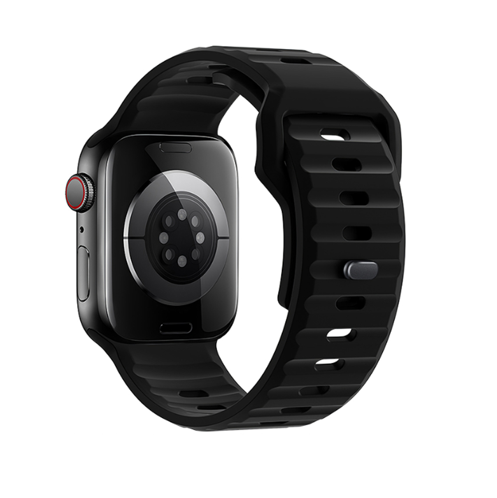 Ремешок Hoco WA27 Flexible для Apple Watch 42/44/45/49mm силикон (черный)