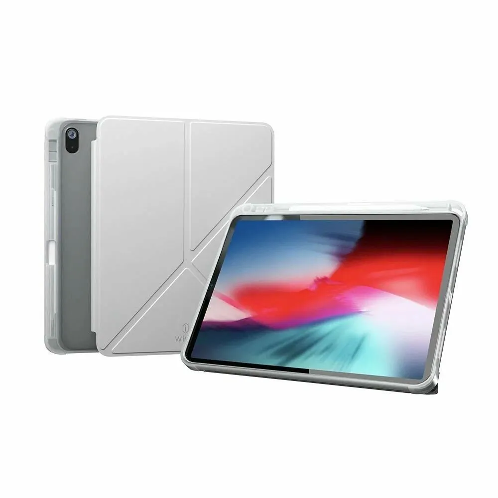 Чехол-книжка WIWU Classic III Case для Apple iPad Pro 11 (2024) (полиуретан с подставкой) (GF-003) (серый)