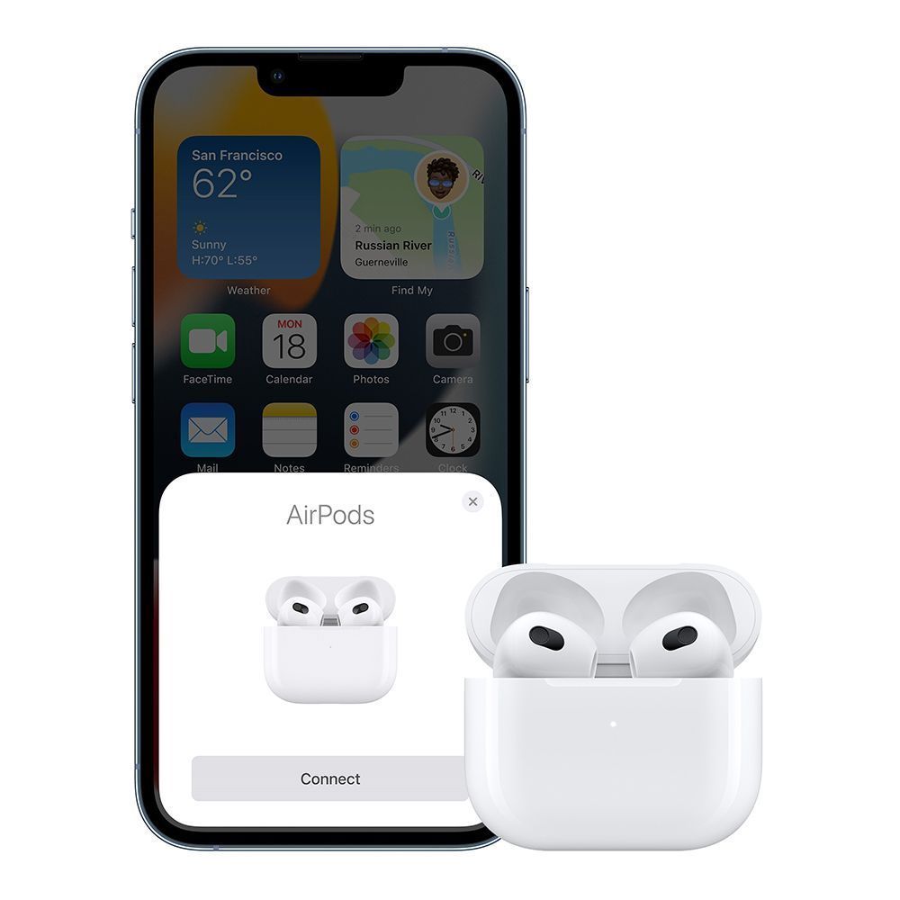 Беспроводная гарнитура Apple AirPods 3 (с функцией беспроводной зарядки чехла) (MME73) Вид№7