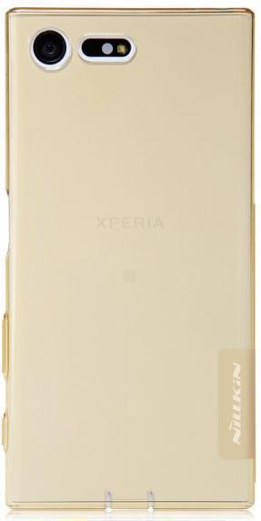 

Чехол-накладка Nillkin Nature для Sony Xperia X Compact F5321 силиконовый (прозрачно-золотой)