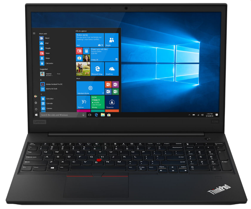 

Ноутбук Lenovo ThinkPad Edge E595 20NF-000DUS 15.6" (1TB SSD, Ryzen 3 3200U, 2.6GHz, 8GB,1366 x 768, Windows 10 Pro) Laptop (Black)