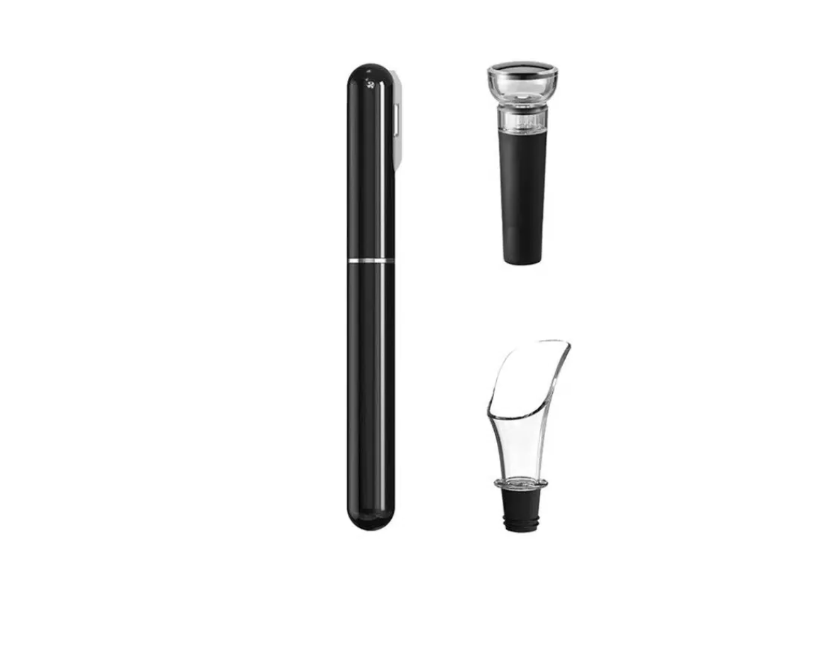 Винный набор аксессуаров Xiaomi Circle Joy Air Pump Wine Opener Set 3 в 1 (CJ-TZ19) (черный) Вид№2