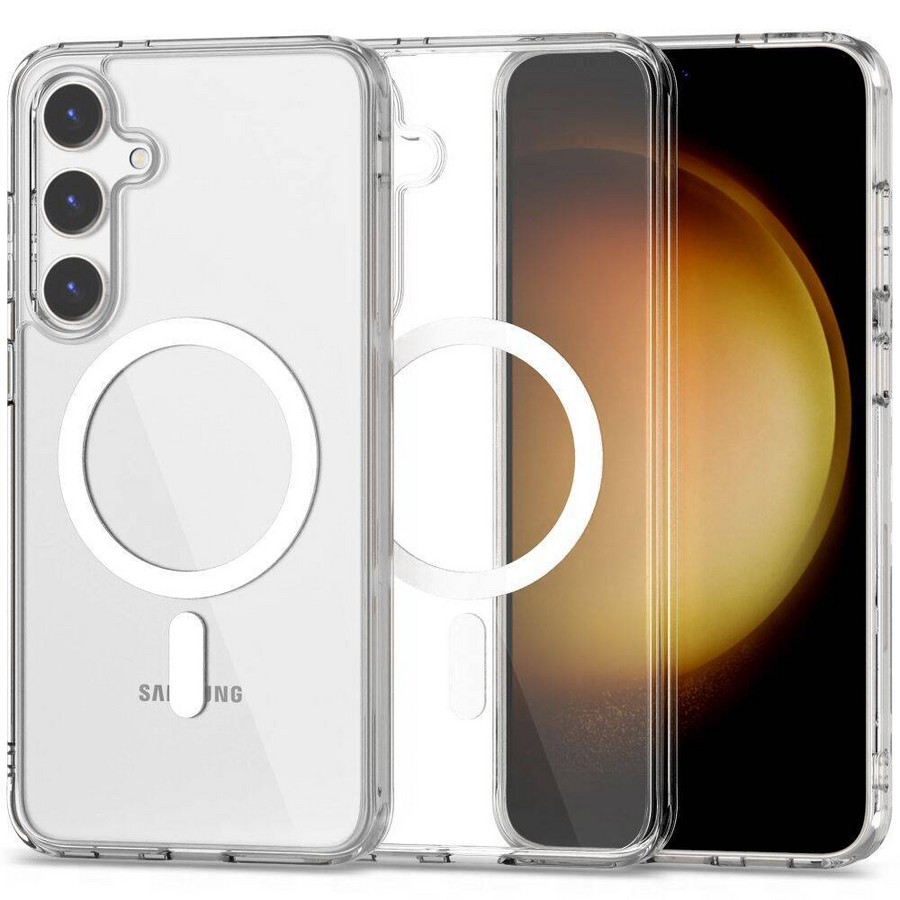 

Чехол-накладка Mutural MagSafe Ice Series для Samsung Galaxy S24 пластиковый (прозрачный)