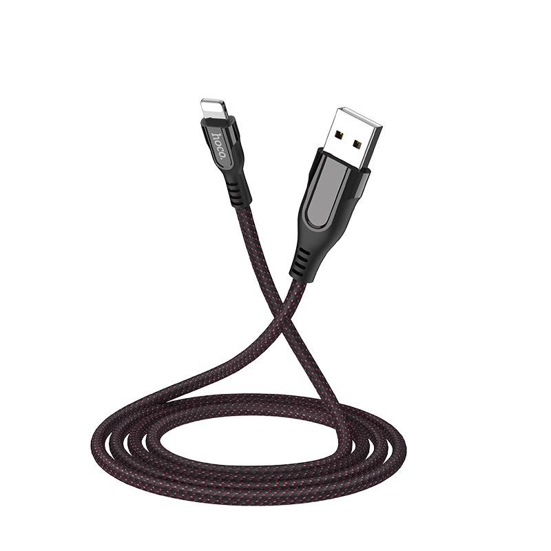 Кабель USB Hoco U54 Advantage Lightning Fast Charge 2.4A черный