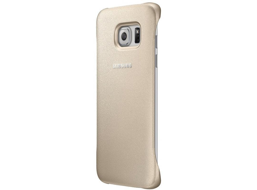 

Чехол-накладка Samsung Protective Cover для Galaxy S6 Edge пластик (золотой) (EF-YG925BFEGRU)