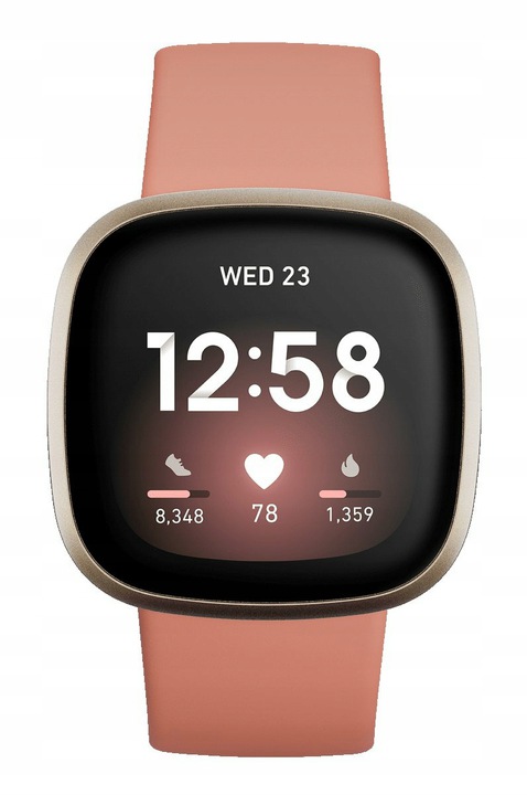 

Умные часы Fitbit Versa 3 Wi-Fi NFC (розовый/золотой)