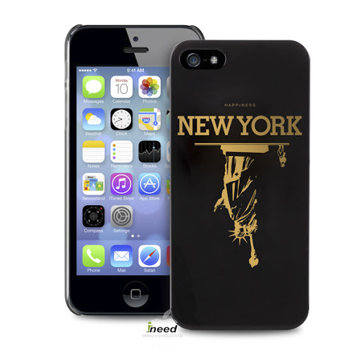 

Чехол-накладка Happiness City для Apple iPhone SE/5S/5 New York