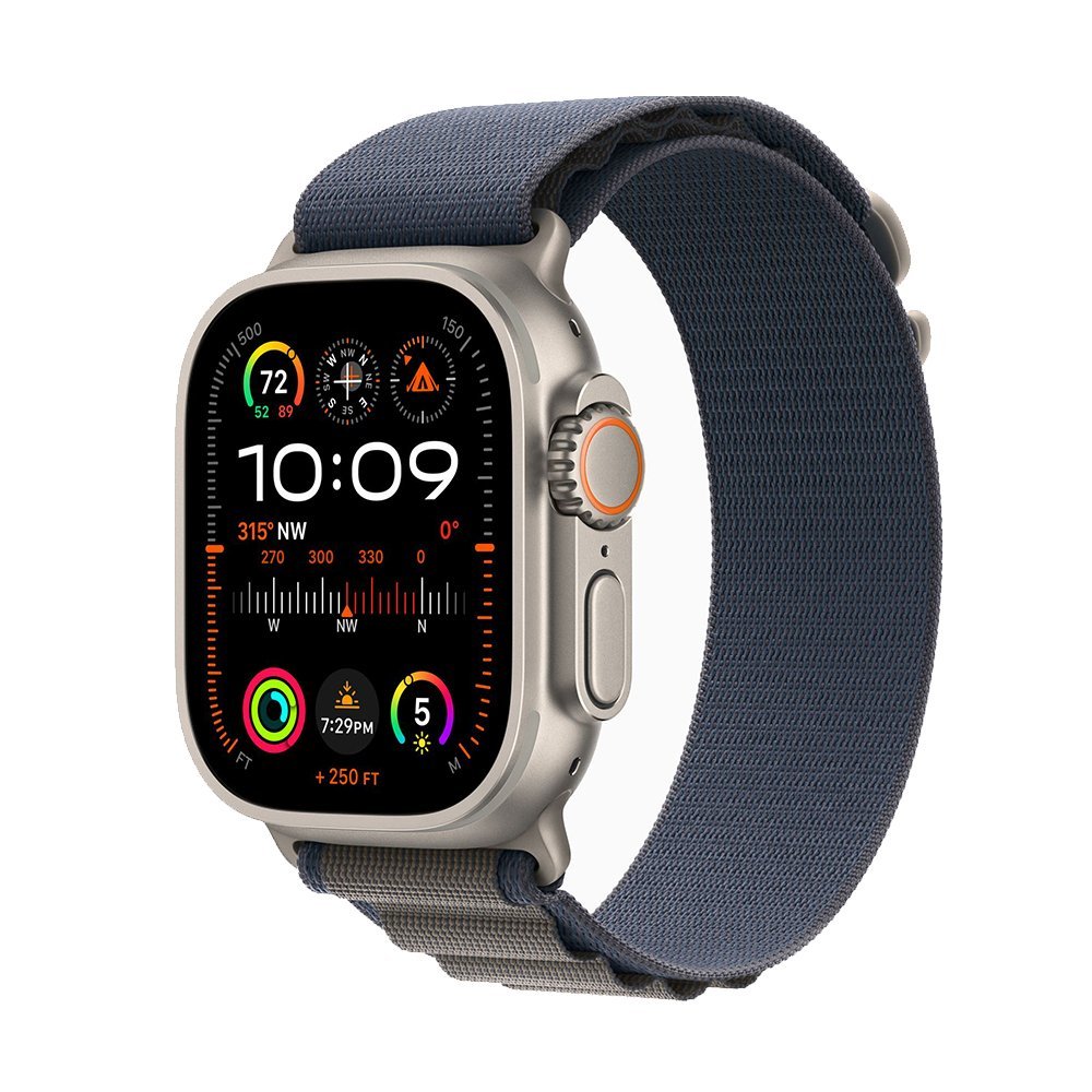 Apple Watch Ultra 2 49 mm Titanium Case Blue Alpine Loop (M)