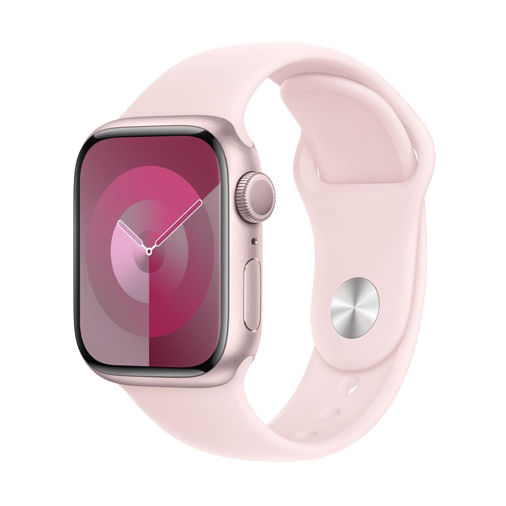 Apple Watch Series 9 41mm (GPS) Pink Aluminum Case with Pink Sport Band (M/L) (MR943)