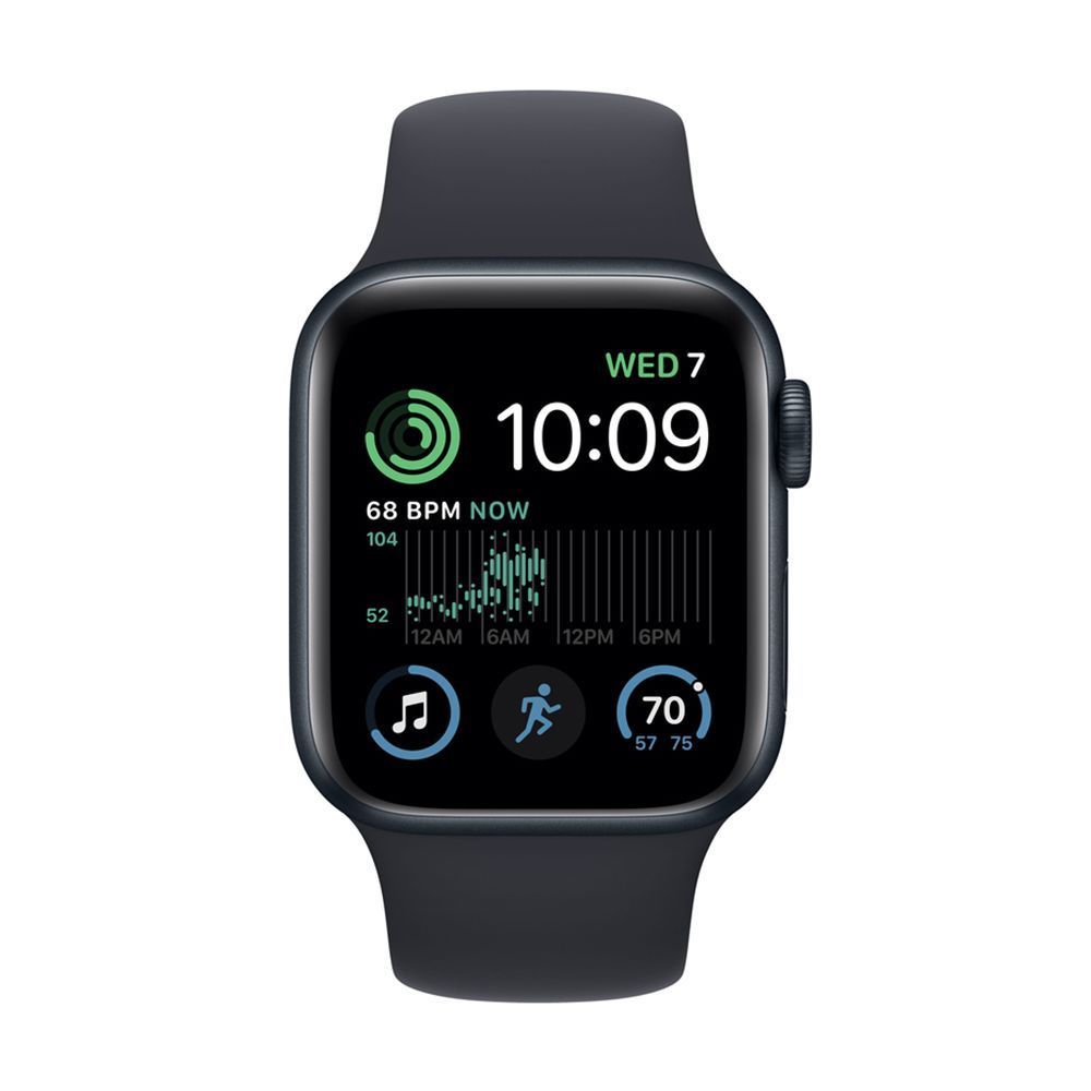 Apple Watch SE Gen 2 40mm (GPS) Midnight Aluminum Case with Midnight Sport Band (S/M) (MNT73/MR9X3) Вид№2