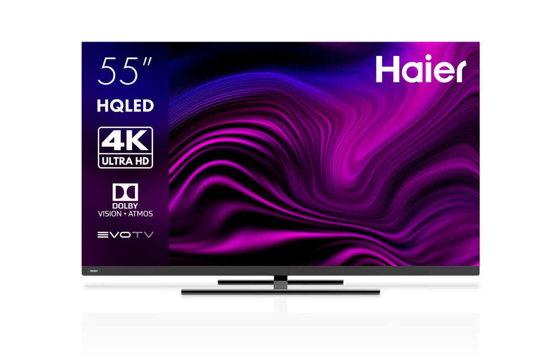 Телевизор Haier 4K 55" Smart TV AX Pro (Черный)