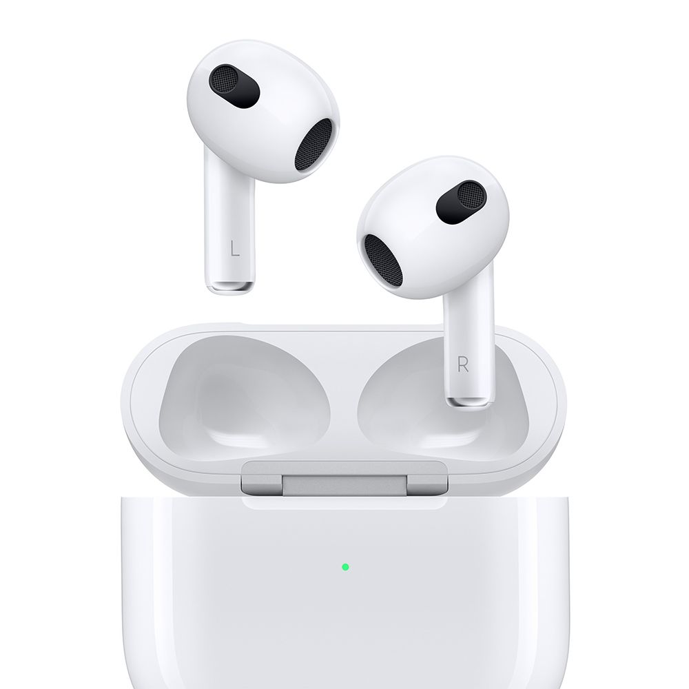 Беспроводная гарнитура Apple AirPods 3 (с функцией беспроводной зарядки  чехла) (MME73) купить в Москве! Цена, фото, характеристики, отзывы.