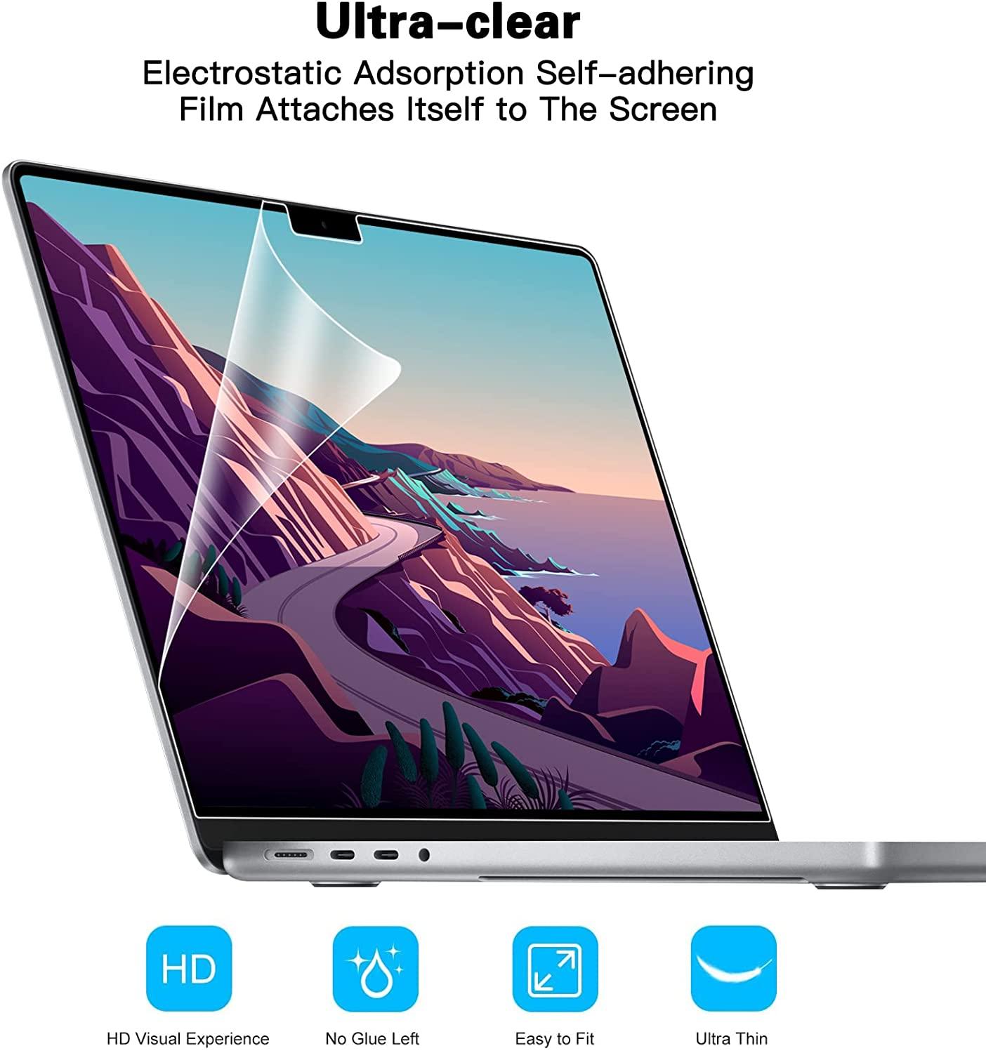 Защитная пленка WIWU Screen Protector для Apple MacBook Pro 14" (2021) (прозрачная) Вид№2