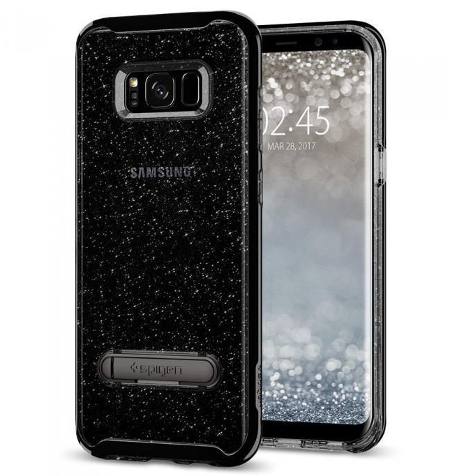 

Чехол-накладка Spigen Crystal Hybrid Glitter для Samsung Galaxy S8+ (space кварц) SGP 571CS21286