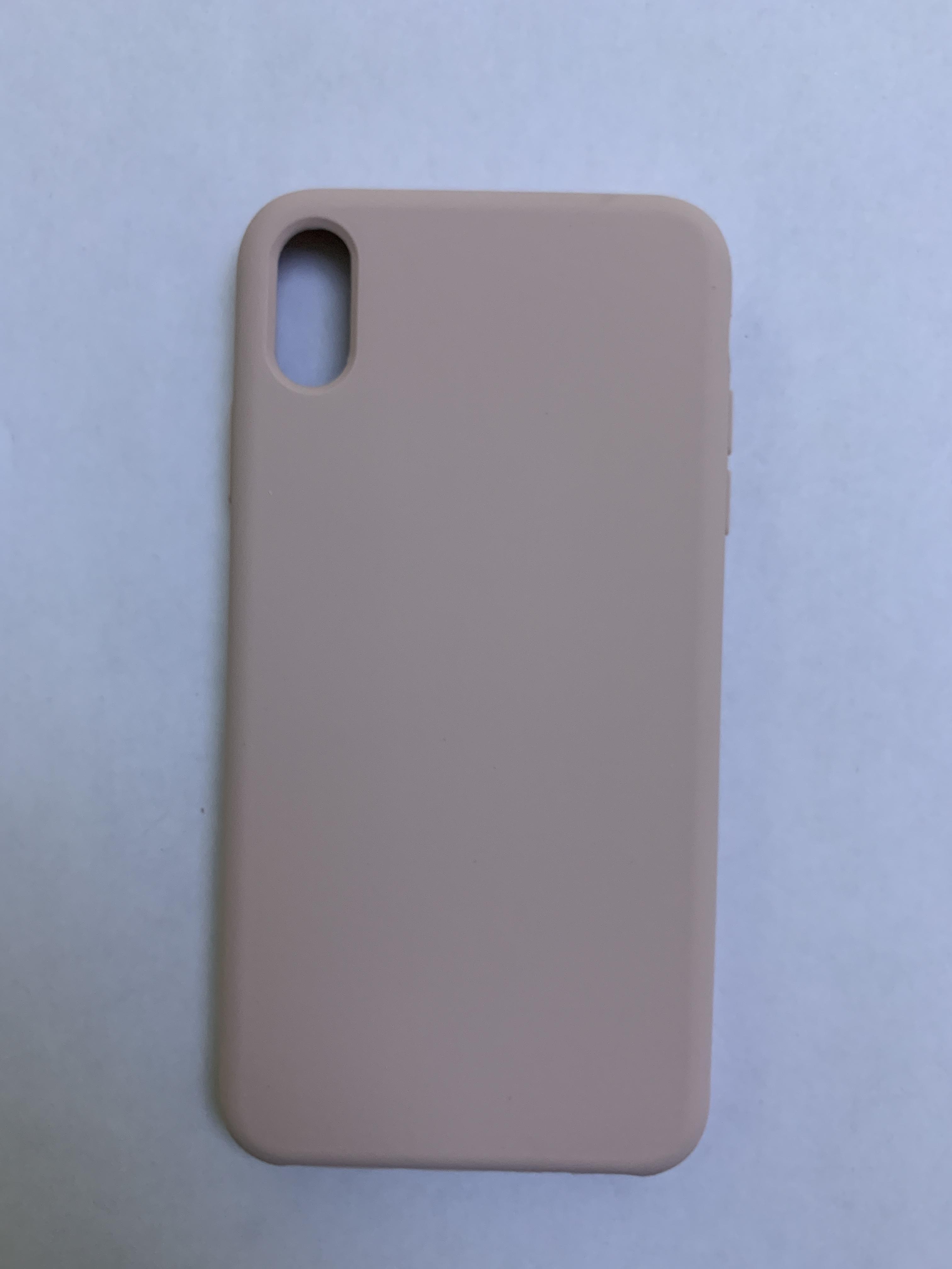 Чехол-накладка FaisON Silicone Case для Apple iPhone  XS Max (розовый песок) Вид№2