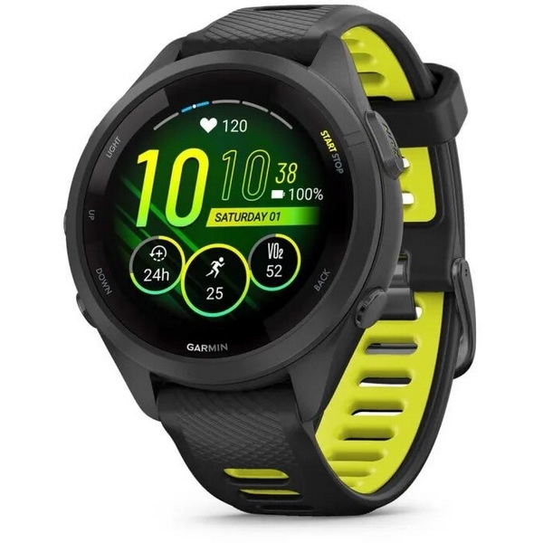 

Смарт-часы Garmin Forerunner 265S (Black/Yellow) (010-02810-13)