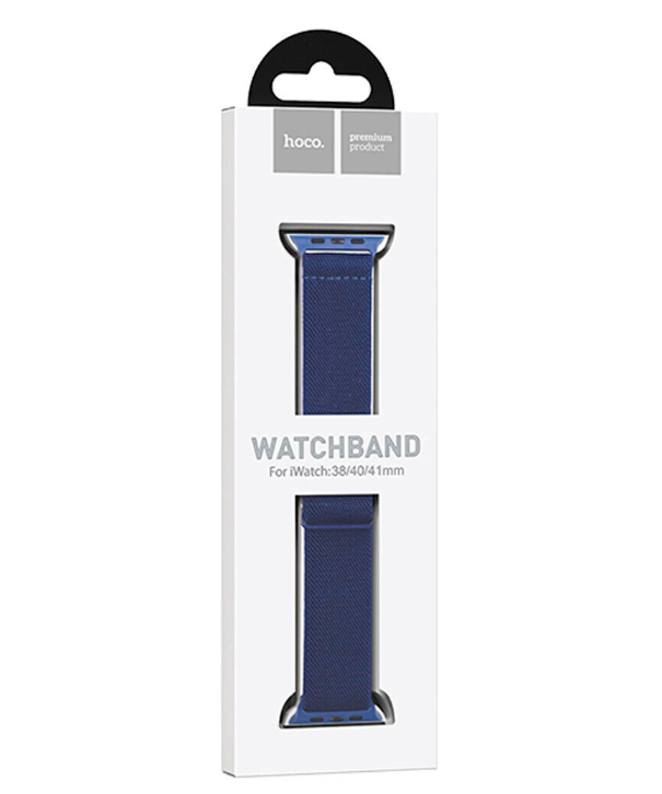 

Ремешок Hoco WA04 Fashion для Apple Watch 42/44/45/49mm нейлон (синий)