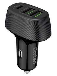 

Автомобильное зарядное устройство Deppa (11296) Carbon charger 2xUSB/Type-C/ 42W (черный)